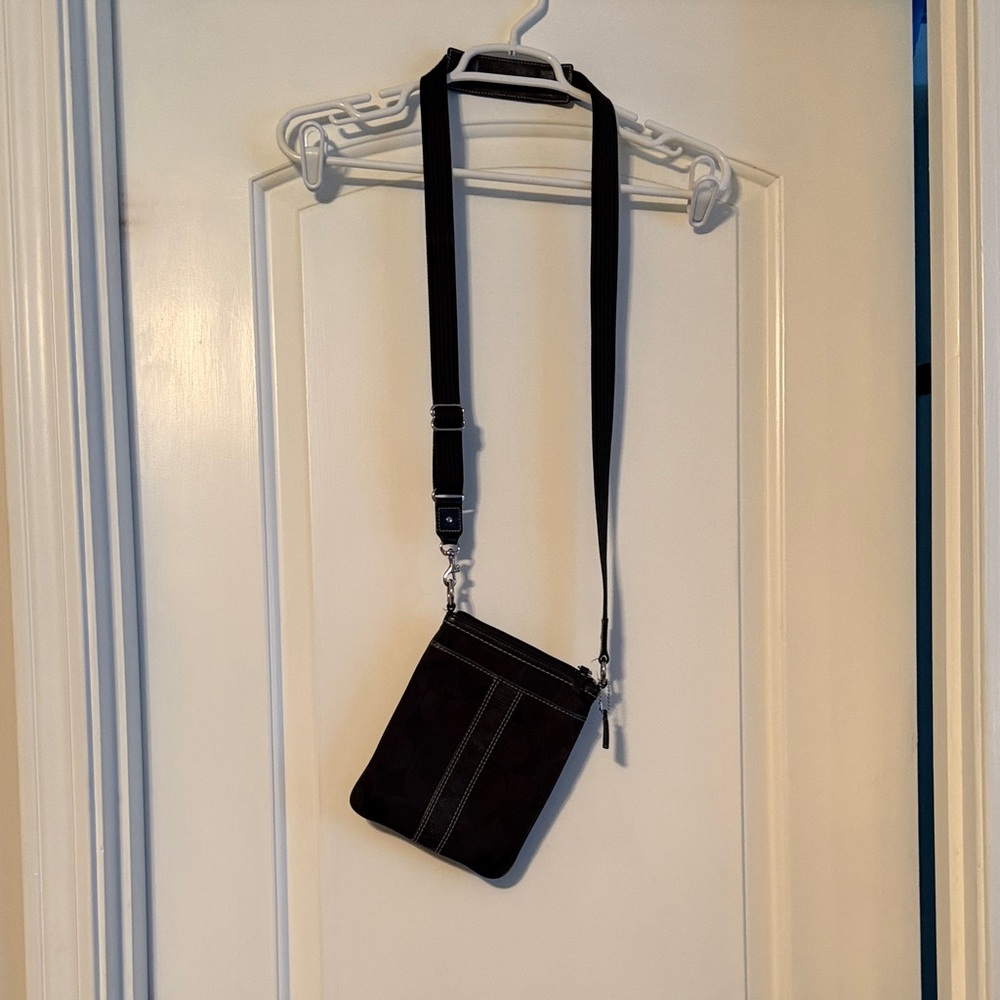 Vintage Coach Black Crossbody Bag